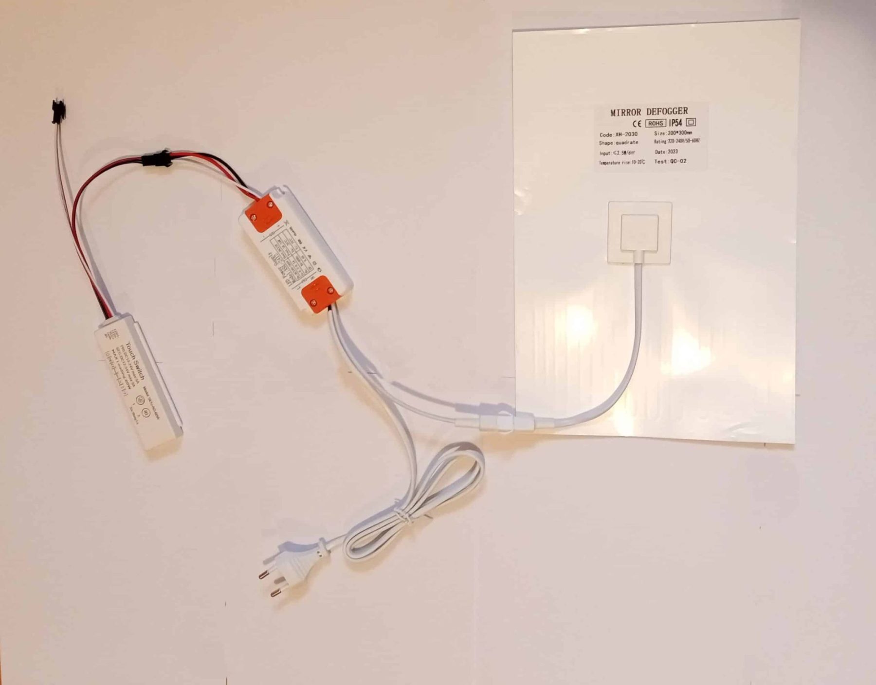 tač senzor sa grejačem i trafoom